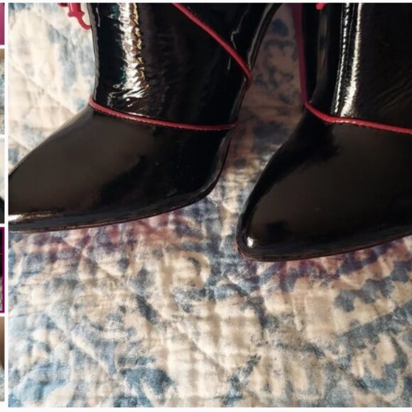 NEW Betsey Johnson VINTAGE KNEE HIGH BOOTS - Picture 14 of 15